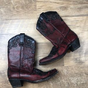 Corral Red and Black Boots 7